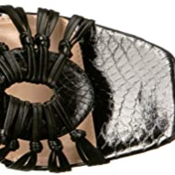 Charles David Womens Vibrant Leather Open Toe Dress Heels 5 - Picture 4 of 7